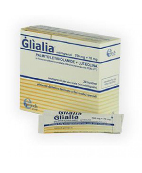 GLIALIA 700MG + 70MG MICROGRANULI USO ORALE VIA SUBLINGUALE 20 BUSTINE 1,27 G - Farmafamily.it