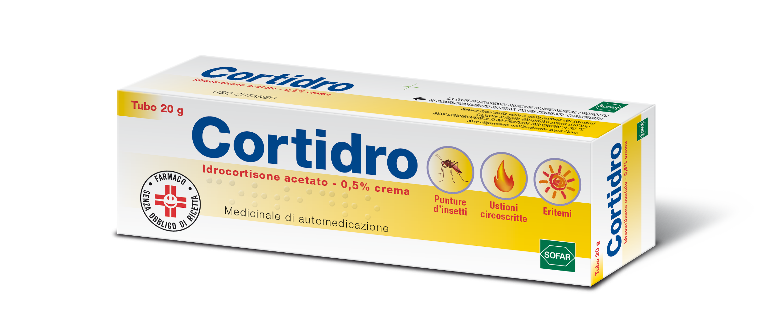 CORTIDRO*CREMA 20G 0,5% - Farmafamily.it