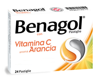 BENAGOL VIT C*24PAST ARANCIA - Farmafamily.it