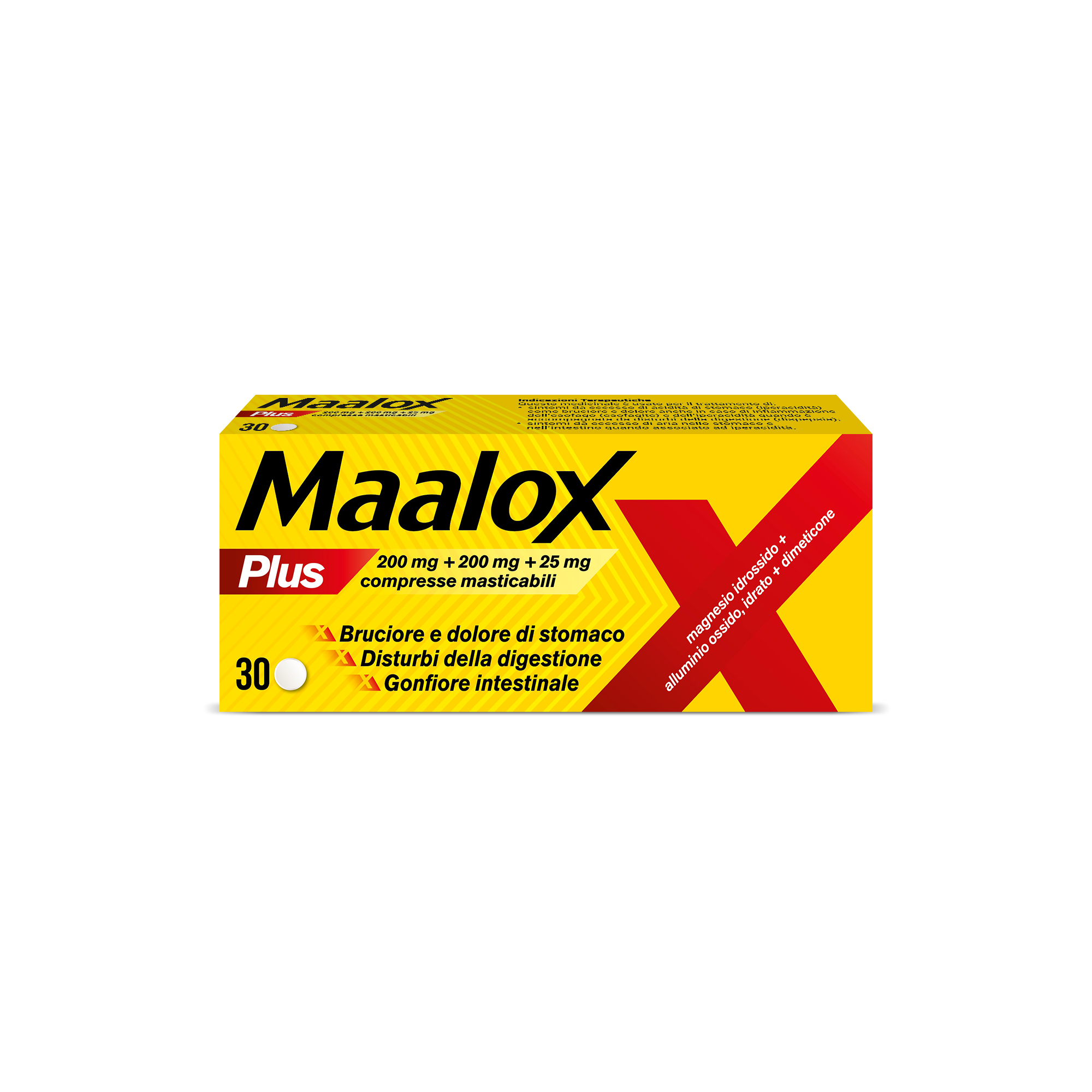 MAALOX PLUS*30CPR MAST - Farmafamily.it