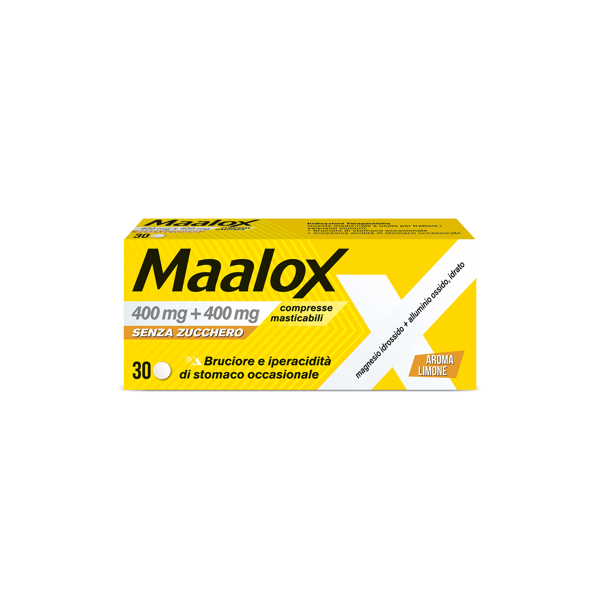 MAALOX*S/Z 30CPR LIMO400+400MG - Farmafamily.it