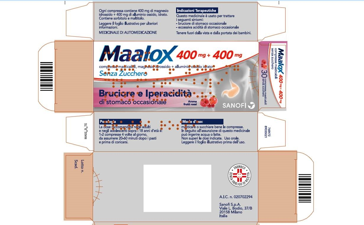 MAALOX*S/Z 30CPR MAST400+400MG - Farmafamily.it