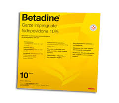 BETADINE*10GARZE IMPREGN 10x10 - Farmafamily.it
