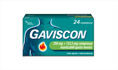 GAVISCON*24CPR MENT250+133,5MG - Farmafamily.it