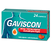 GAVISCON*24CPR FRAG250+133,5MG - Farmafamily.it