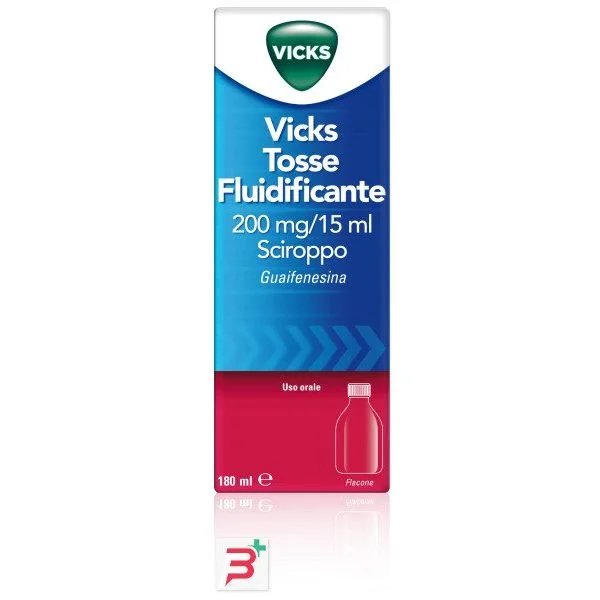 VICKS TOSSE FLUIDIF*FL 180ML - Farmafamily.it