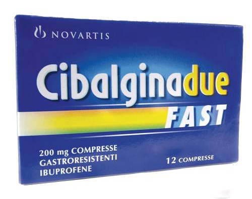 CIBALGINA DUE FAST*12CPR 200MG - Farmafamily.it
