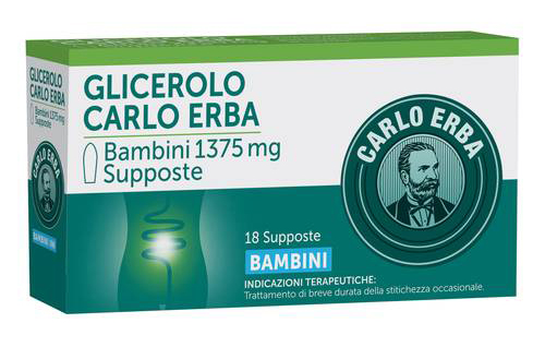 GLICEROLO*BB 18SUPP 1375MG - Farmafamily.it