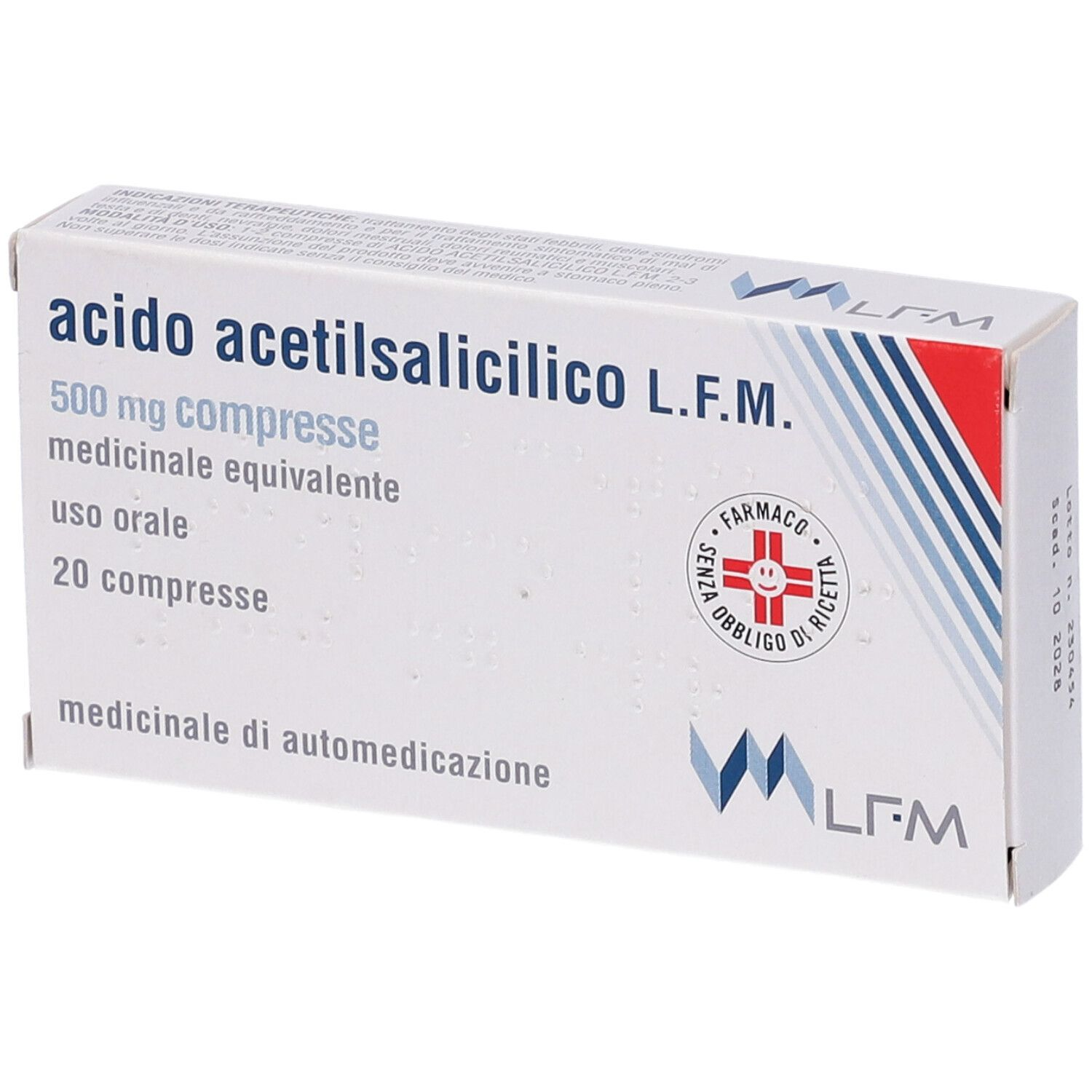 ACIDO ACETILSALIC LFM*20CPR500 - Farmafamily.it