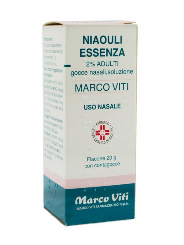 NIAOULI ESSENZA MV*2% GTT 20G - Farmafamily.it