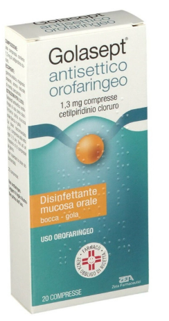GOLASEPT ANT ORO*20CPR 1,3MG - Farmafamily.it