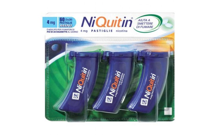 NIQUITIN*60PASTL 4MG MENTA FL - Farmafamily.it