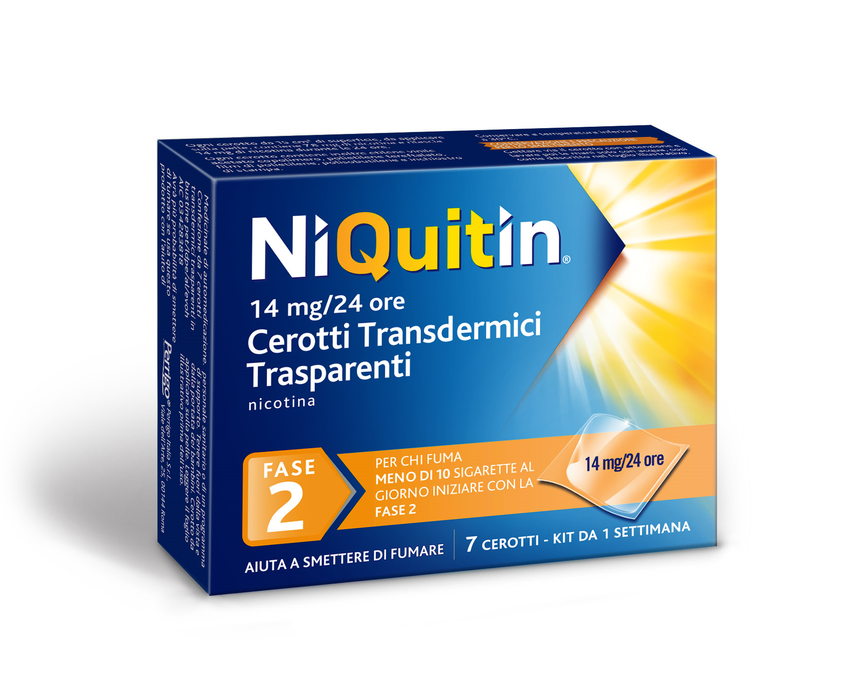 NIQUITIN*7CER TRANSD 14MG/24H - Farmafamily.it