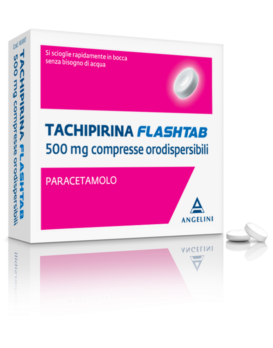 TACHIPIRINA FLASHTAB*16COMPRESSE ORODISPERSIBILI 500MG - Farmafamily.it