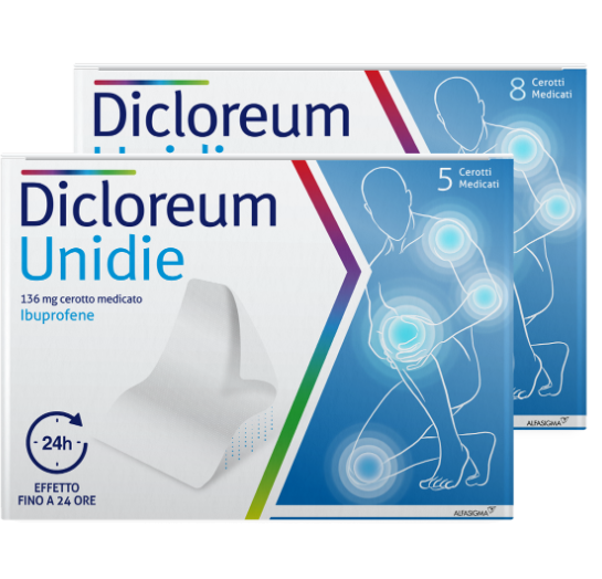 DICLOREUM UNIDIE*8CER 136MG24H - Farmafamily.it
