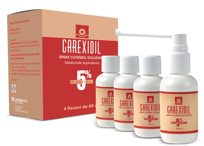 CAREXIDIL*4FL SOLUZ CUT 60ML5% - Farmafamily.it