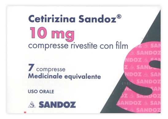 CETIRIZINA SAND*7CPR RIV 10MG - Farmafamily.it