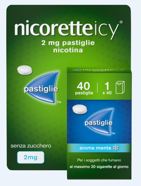 NICORETTEICY*40PAST 2MG - Farmafamily.it