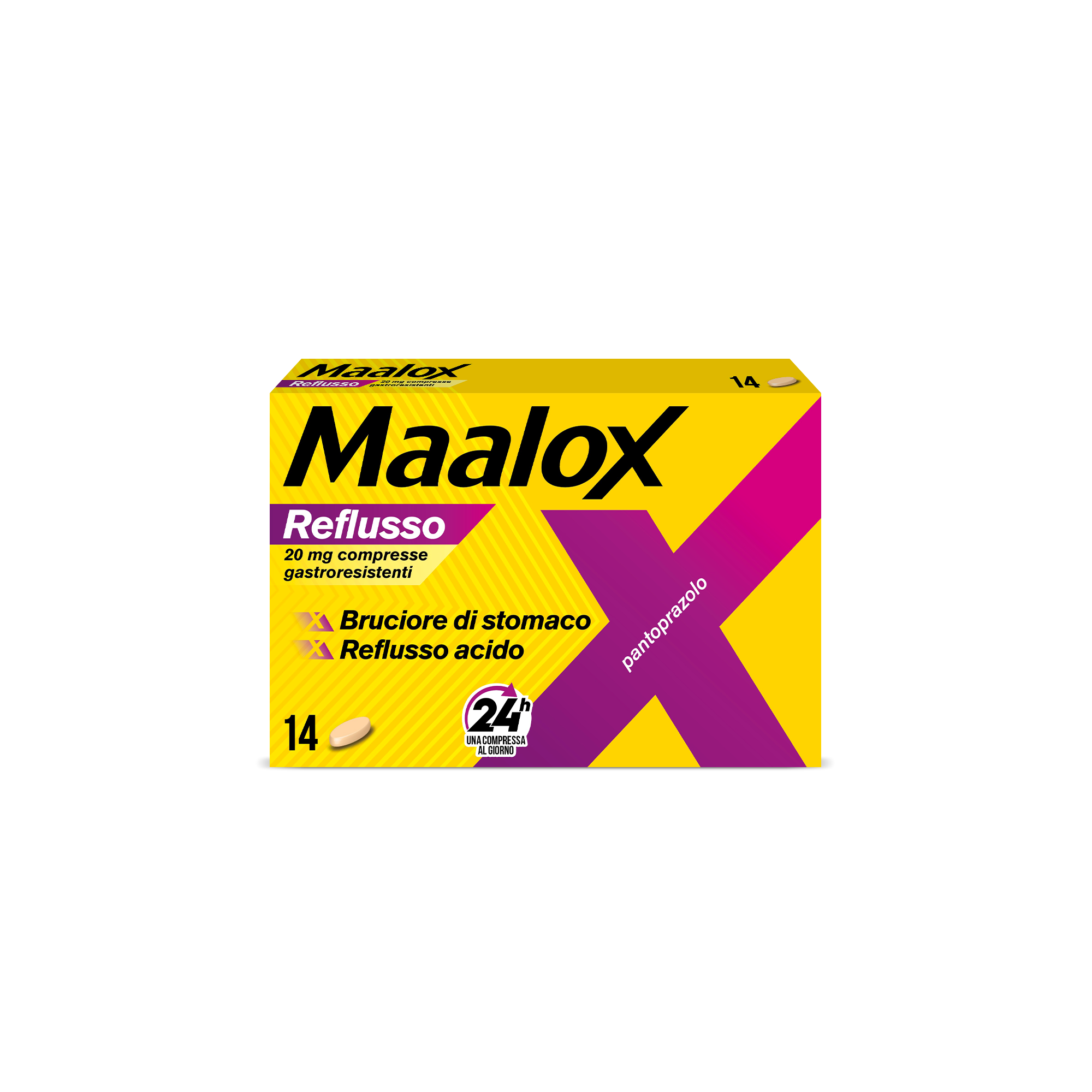 MAALOX REFLUSSO*14CPR 20MG - Farmafamily.it