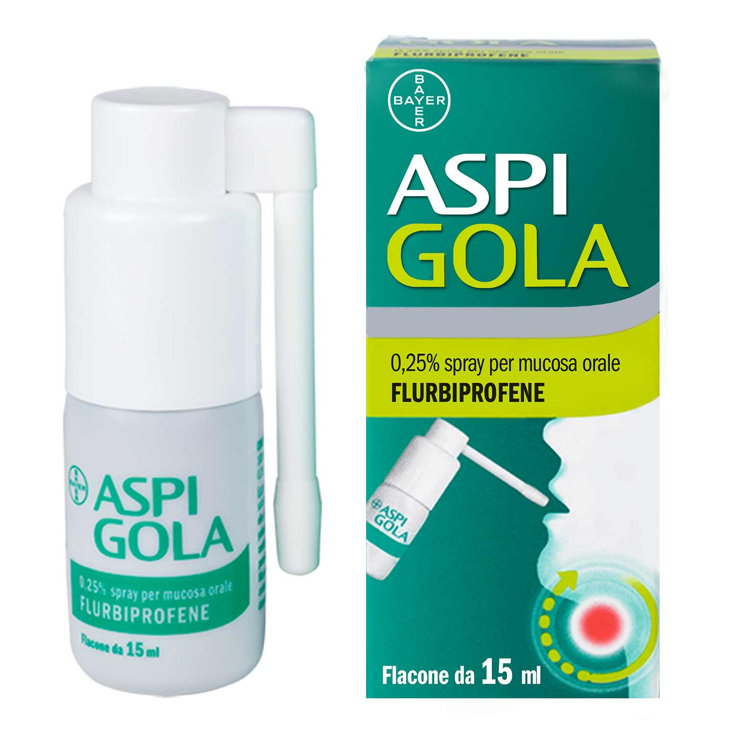 ASPI GOLA*OS SPRAY 15ML 0,25% - Farmafamily.it