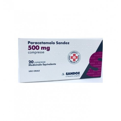 PARACETAMOLO SAND*20CPR 500MG - Farmafamily.it