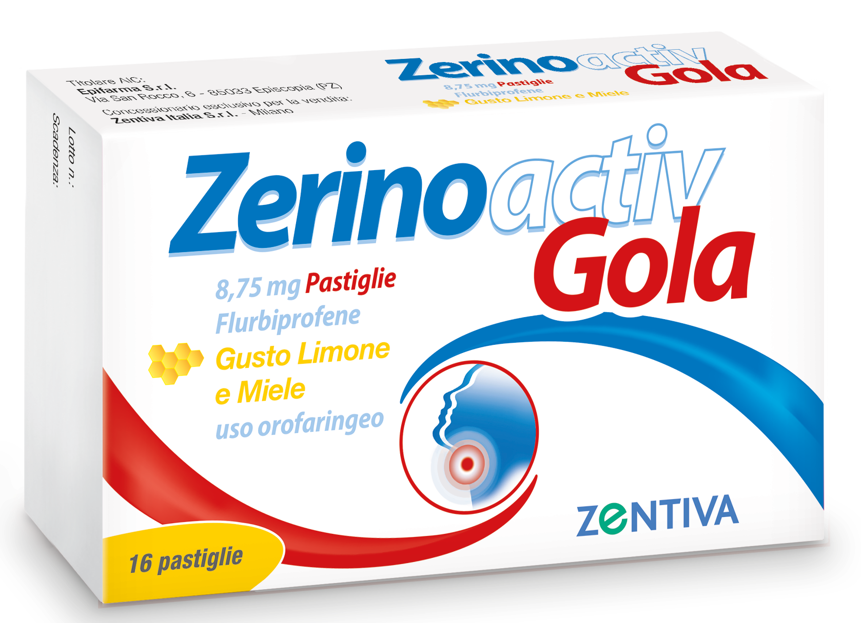 ZERINOACTIV GOLA*16PASTL LIM M - Farmafamily.it