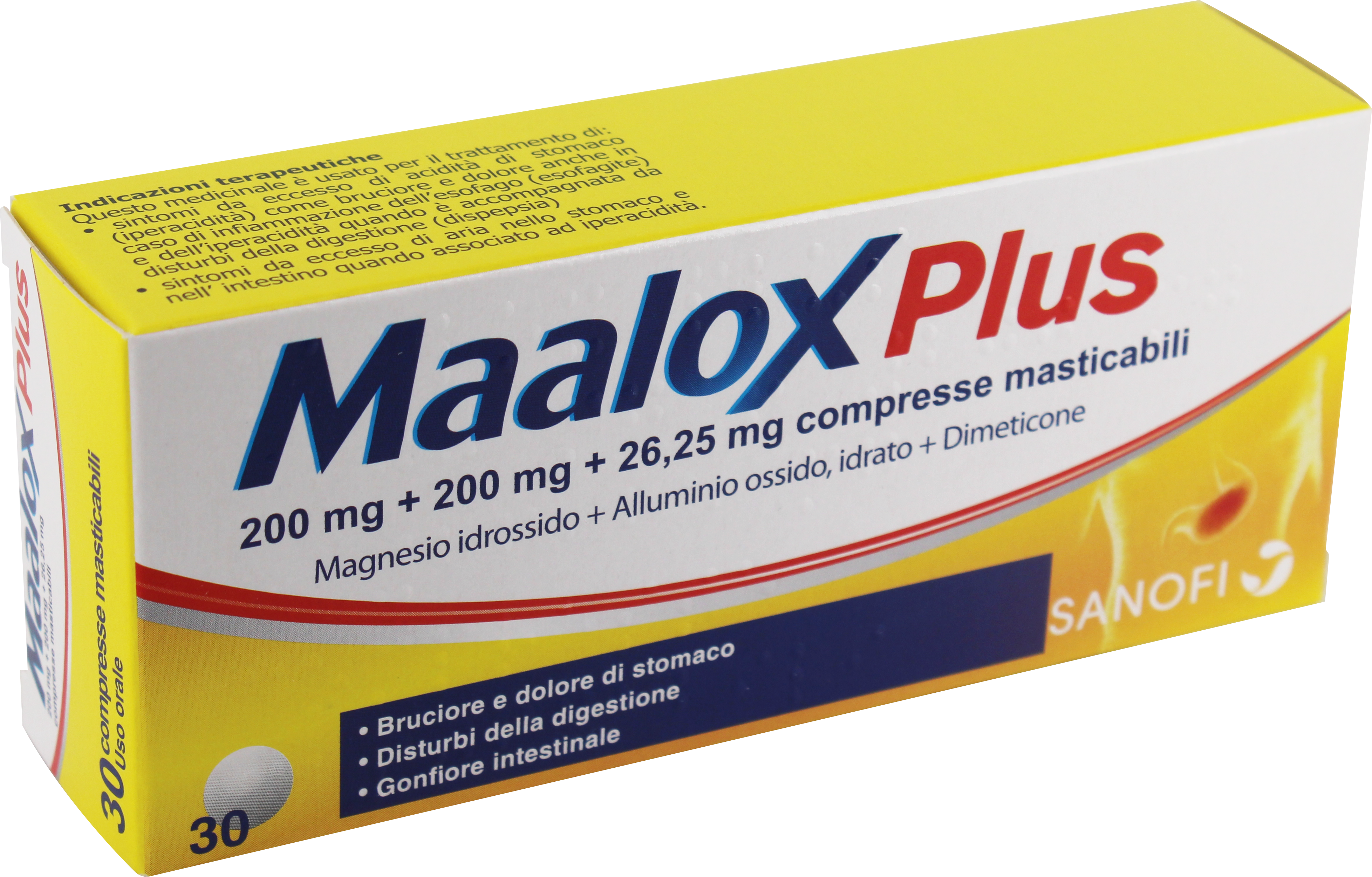 MAALOX PLUS*30CPR MAST - Farmafamily.it