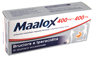 MAALOX*40CPR MAST 400MG+400MG - Farmafamily.it