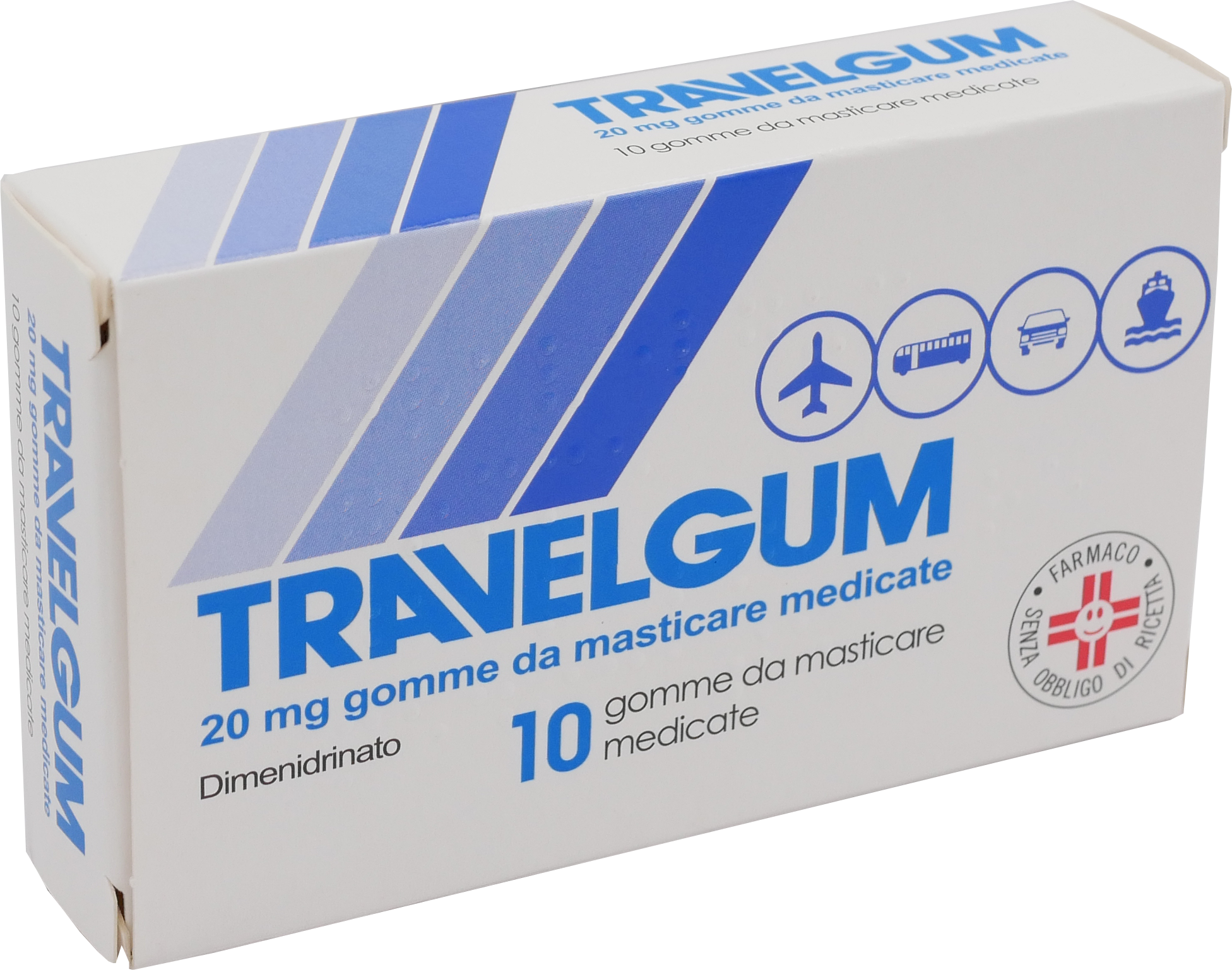 TRAVELGUM*10GOMME MAST 20MG - Farmafamily.it