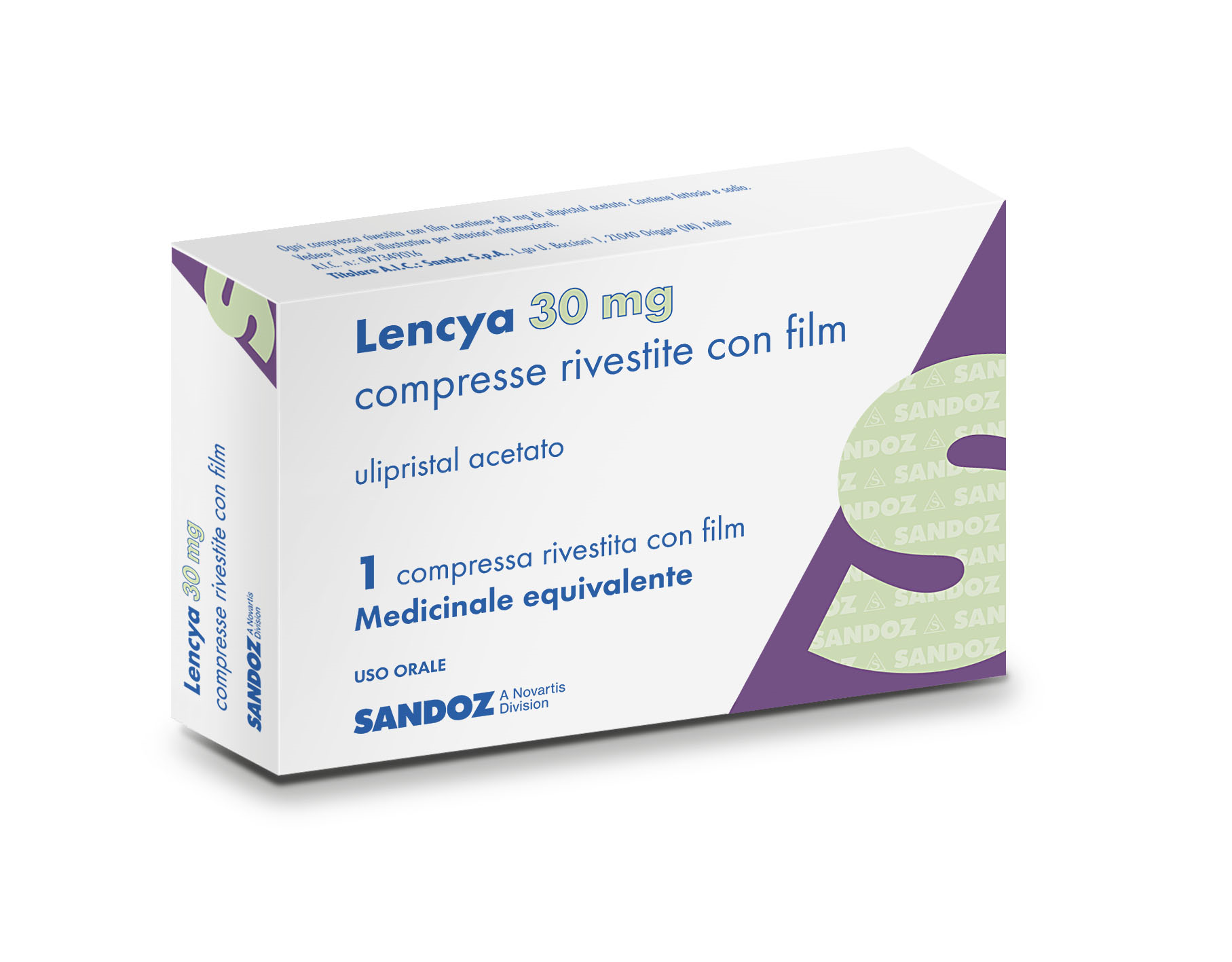 LENCYA*1CPR RIV 30MG - Farmafamily.it