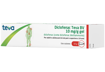 DICLOFENAC TEVA*GEL 60G 10MG/G - Farmafamily.it