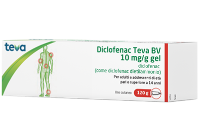 DICLOFENAC TEVA*GEL120G 10MG/G - Farmafamily.it