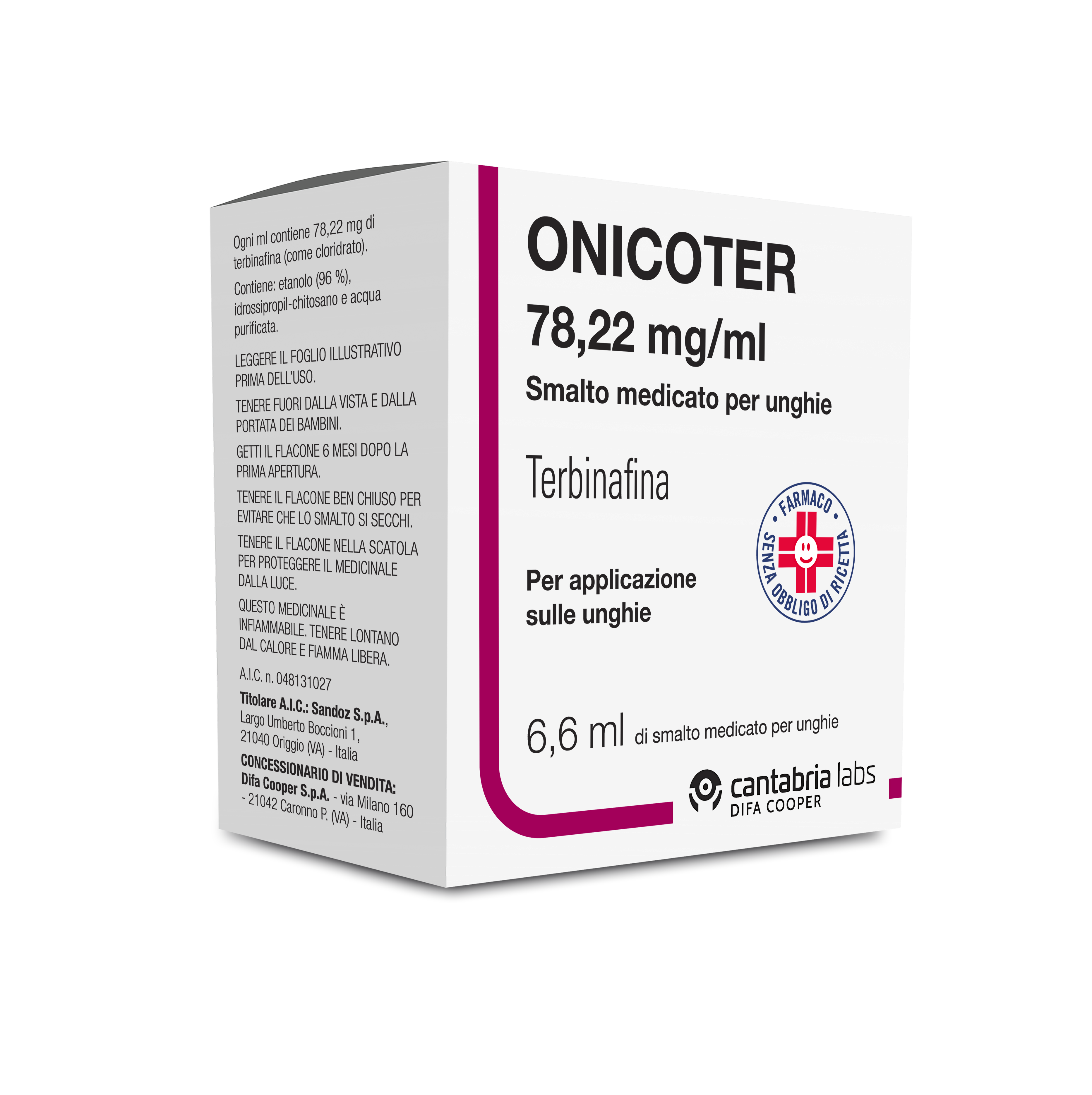 ONICOTER*SMALTO MED 1FL 6,6ML - Farmafamily.it