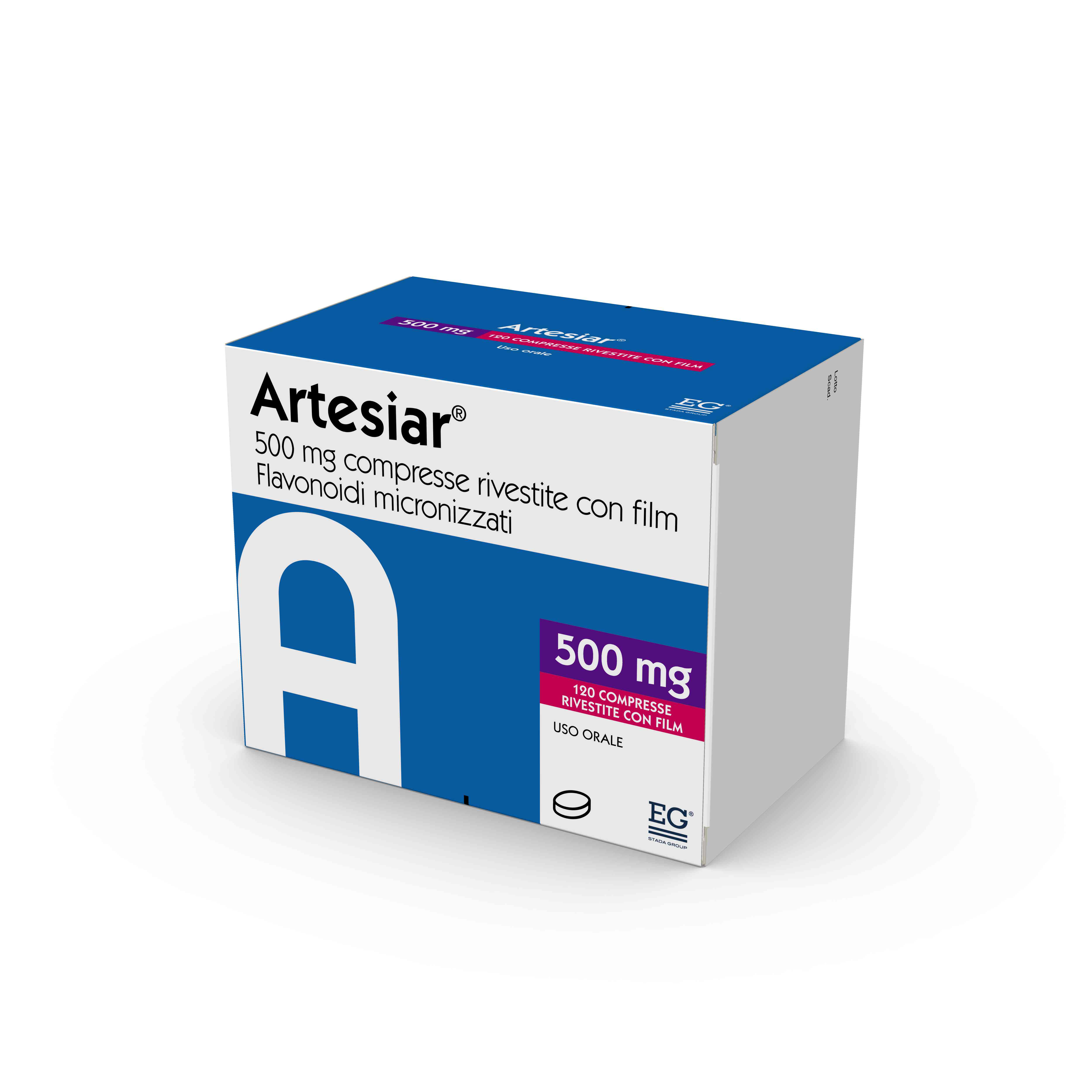 ARTESIAR*120CPR RIV 500MG - Farmafamily.it