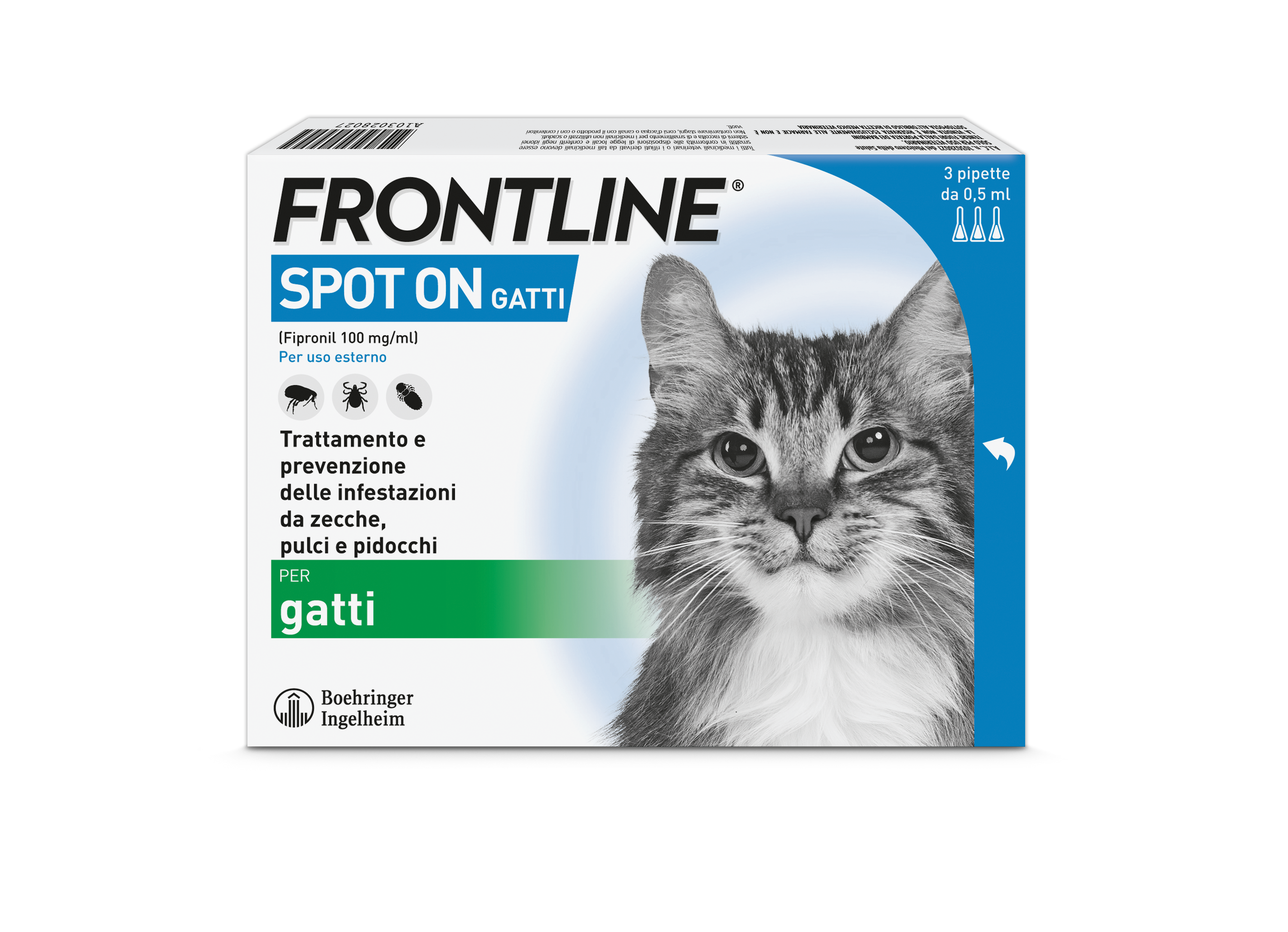 FRONTLINE*3PIP GATTI - Farmafamily.it