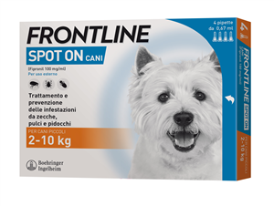 FRONTLINE*4PIP 2-10KG CANI - Farmafamily.it