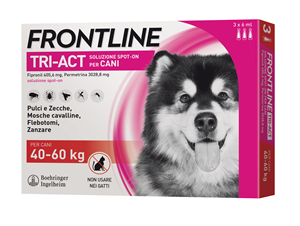 FRONTLINE TRI-ACT*3PIP 40-60KG - Farmafamily.it