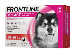 FRONTLINE TRI-ACT*6PIP 40-60KG - Farmafamily.it