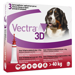 VECTRA 3D*3PIP >40KG ROSSO - Farmafamily.it