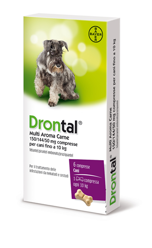 DRONTAL MULTI AR CARNE*6CPR - Farmafamily.it
