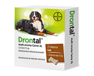 DRONTAL MULTI AR CARNE XL*2CPR - Farmafamily.it