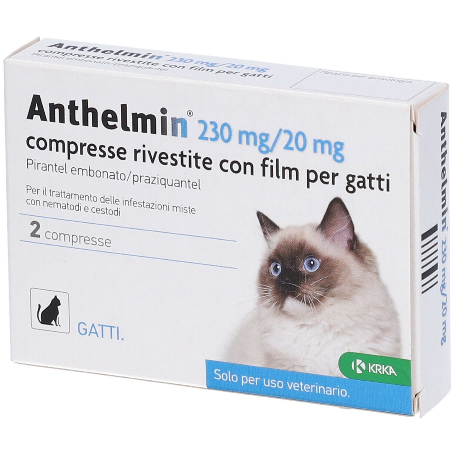 ANTHELMIN*2CPR 230+20MG GATTO - Farmafamily.it