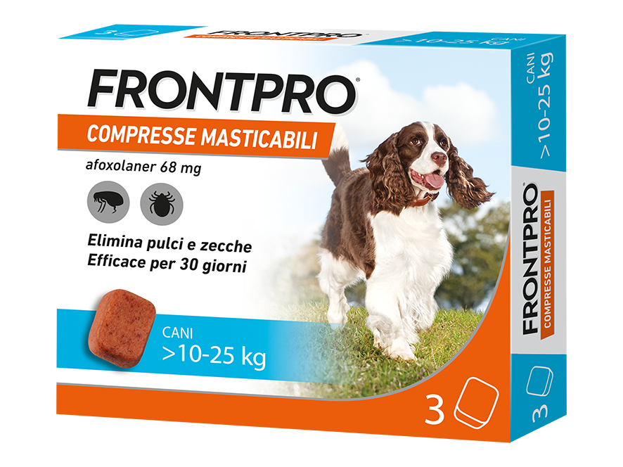 FRONTPRO*3CPR 10-25KG 68MG - Farmafamily.it