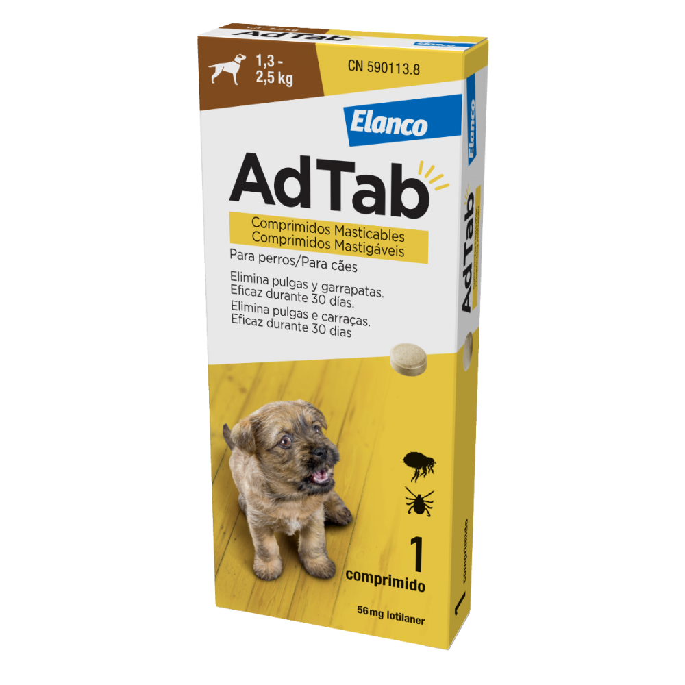 ADTAB*3CPR 56MG CANI 1,3-2,5KG - Farmafamily.it