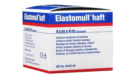 BENDA ELASTICA AUTOADESIVA ELASTOMULL HAFT COMPRESSIONE FORTE 4X400 CM - Farmafamily.it