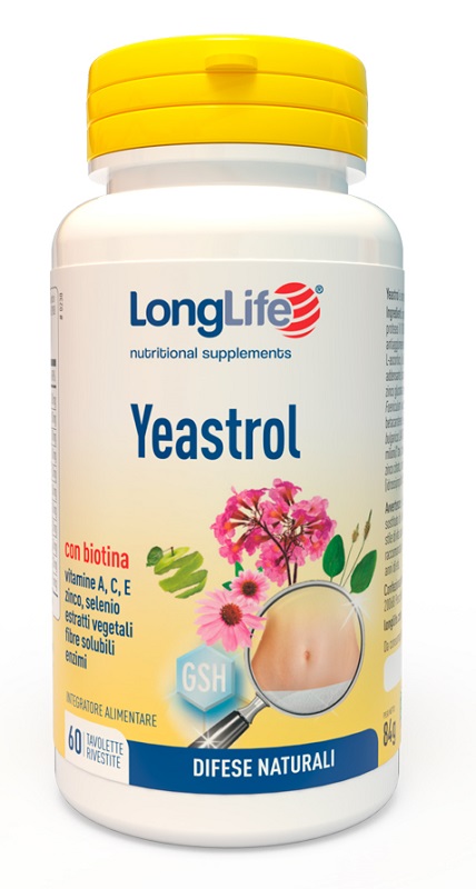 LONGLIFE YEASTROL 60 TAVOLETTE RIVESTITE - Farmafamily.it