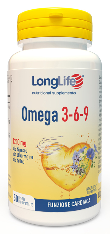 LONGLIFE OMEGA 3-6-9 50 PERLE FOTOPROTETTE - Farmafamily.it