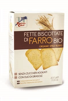 FSC FETTE BISCOTTATE DI FARRO BIO SENZA ZUCCHERI AGGIUNTI CON OLIO DI GIRASOLE SENZA OLIO DI PALMA 200 G - Farmafamily.it