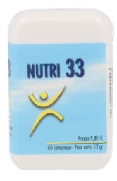 NUTRI 33 60 COMPRESSE - Farmafamily.it