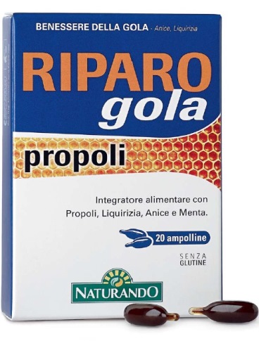 RIPARO GOLA PROPOLI 20 AMPOLLE BEVIBILI - Farmafamily.it